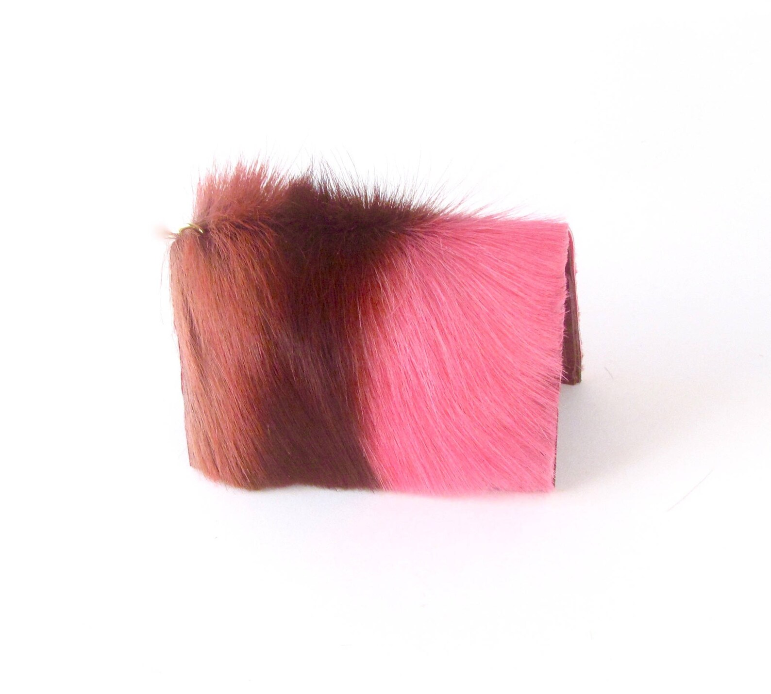 Pink Fur Wallet Etsy