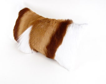 Small Brown Fur Pillow