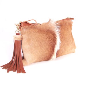 Brown Fur Cross Body Bag ~ BEST SELLER!