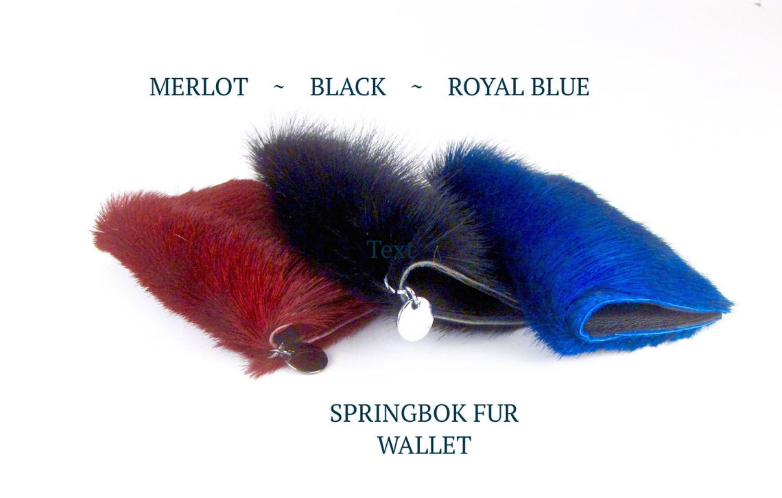 Pink Fur Wallet Etsy