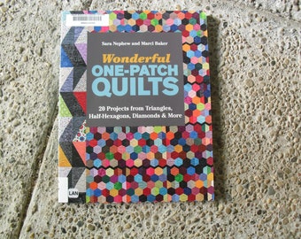 Prachtig quiltboek met één patch, 20 patchworkprojecten