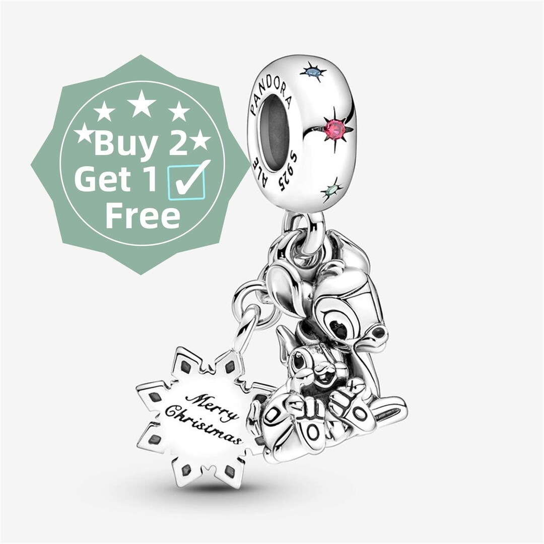 Disney Bambi and Thumper Charms,silver Dangle Charms,charms Bracelet ...