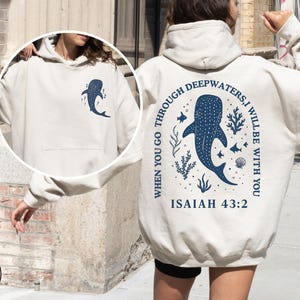 Whale Shark Hoodie, Beachy Hoodie, Ocean Beach Hoodie, Jesus Hoodie, Whaleshark Hoodie, Shark Shirt, Ocean Inspired Style, Coconut Girl