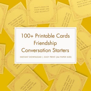 Mais de 100 cartões para iniciar conversas de amizade, ideias para jantar e perguntas sobre relacionamentos, presentes para melhores amigos, cartões para impressão, Dia dos Namorados