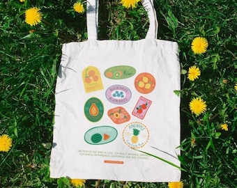 The Fruit of the Spirit Cotton Canvas Tote Bag