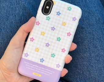 Floral Phone Case, Psalm 23:6, Religious Gift