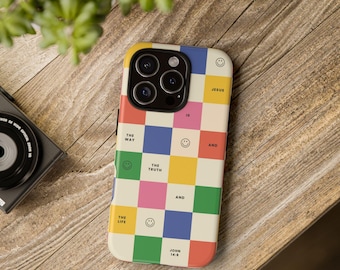 Jesus is the Way Phone Case: Religious Bible Verse Cover