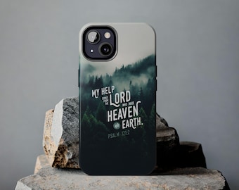 Psalm 121:2 iPhone Case, Christian Inspirational Verse, Trust God