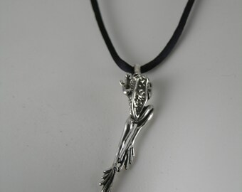 Sterling Silver Leap Frog Pendant