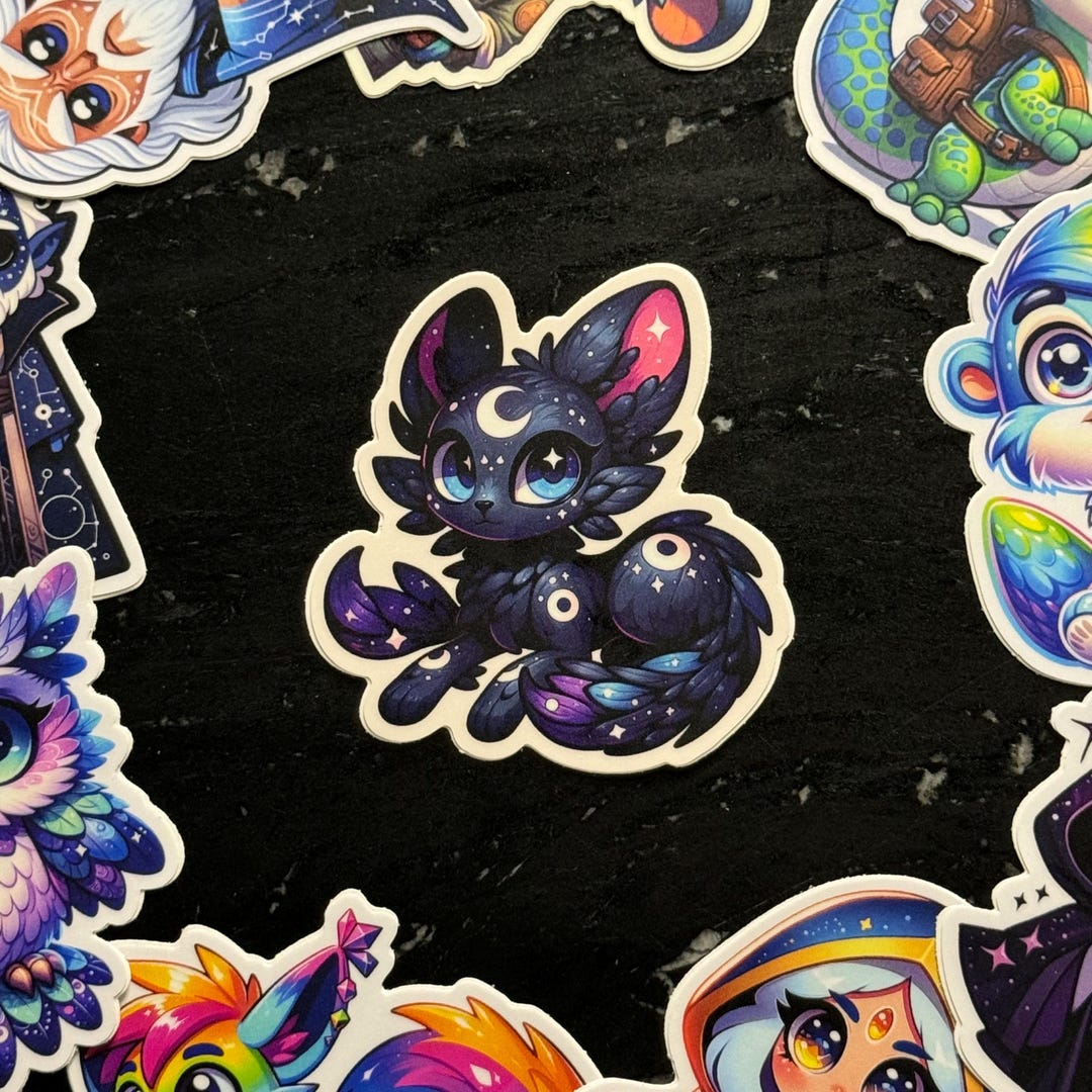 Luna Sticker - Etsy
