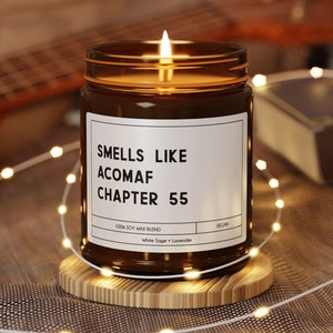 Smells Like ACOMAF Chapter 55 Candle | acotar, acomaf, Book Lover Candle, Book Scented Candle, Literary Candle, Book Inspired Candle