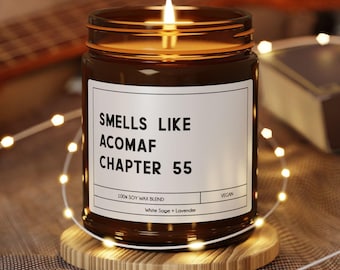 Smells Like ACOMAF Chapter 55 Candle | acotar, acomaf, Book Lover Candle, Book Scented Candle, Literary Candle, Book Inspired Candle