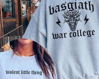 Sudadera Violent Little Thing, suéter Fourth Wing, sudadera Dragon Rider, regalo para amantes de los libros, sudadera para amantes de los libros, sudadera para amantes de los libros