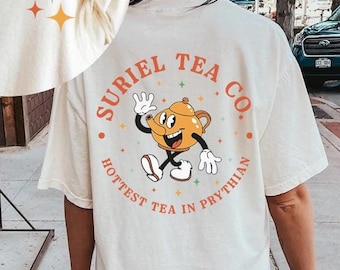 Suriel Tea Co Shirt, A Court Of Thorns And Roses Shirt, Acotar Velaris Shirt, The Night Court Shirt, City Of Starlight, Bookish Tee