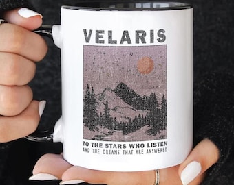 Velaris City Of Starlight Mug,The Night Court Mug,Velaris Mug,City of Starlight Coffee Mug,Acotar Mug,Sarah J Maas Books,Fantasy