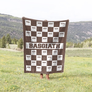 Basgiath War College Blanket, Fourth Wing Dragon Rider Reading Throw, Bookish Blanket, The Empyrean Series, Riders Quadrant, Checker