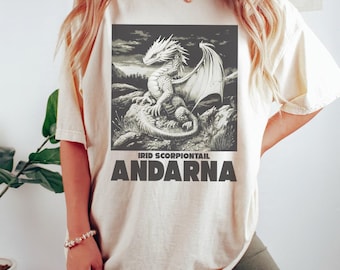 Koszula Andarna Dragon, Koszula Fourth Wing, Koszula Basgiath, Koszula Violet, Basgiath War College, Xaden Riorson Riders Quadrant Rebecca Yarros