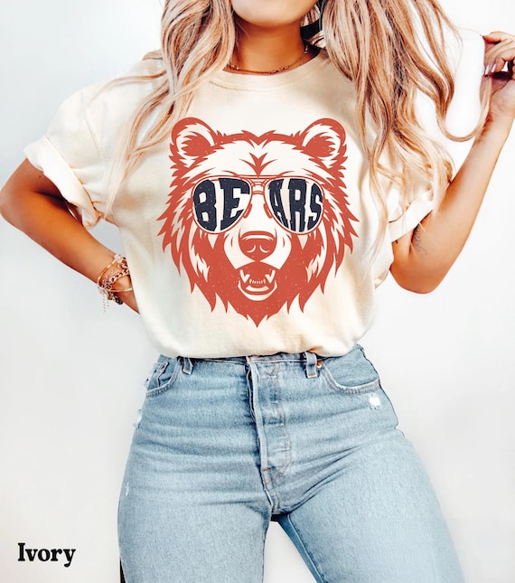 Bears Mascot Shirt, Favorite Team Shirts, Bear School Team Shirts, Bear Team Shirt, Bears School Spirit, Mascot Tee, Chicago, Bears Shirt