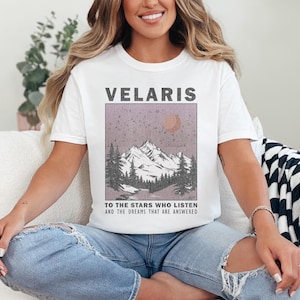 Velaris Shirt, ACOTAR shirt, acotar Merch, Night Court Shirt, City Of Starlight, Sarah J Mass House of Wind, Prythian