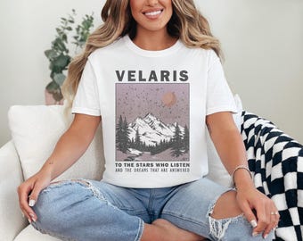 Velaris Shirt, ACOTAR shirt, acotar Merch, Night Court Shirt, City Of Starlight, Sarah J Mass House of Wind, Prythian