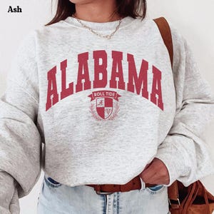 Alabama Bama Sweatshirt | Varsity Vintage aesthetic Long sleeve | Cute Cozy Crewneck | Alabama Retro unisex shirt |comfy Crewneck |Trendy