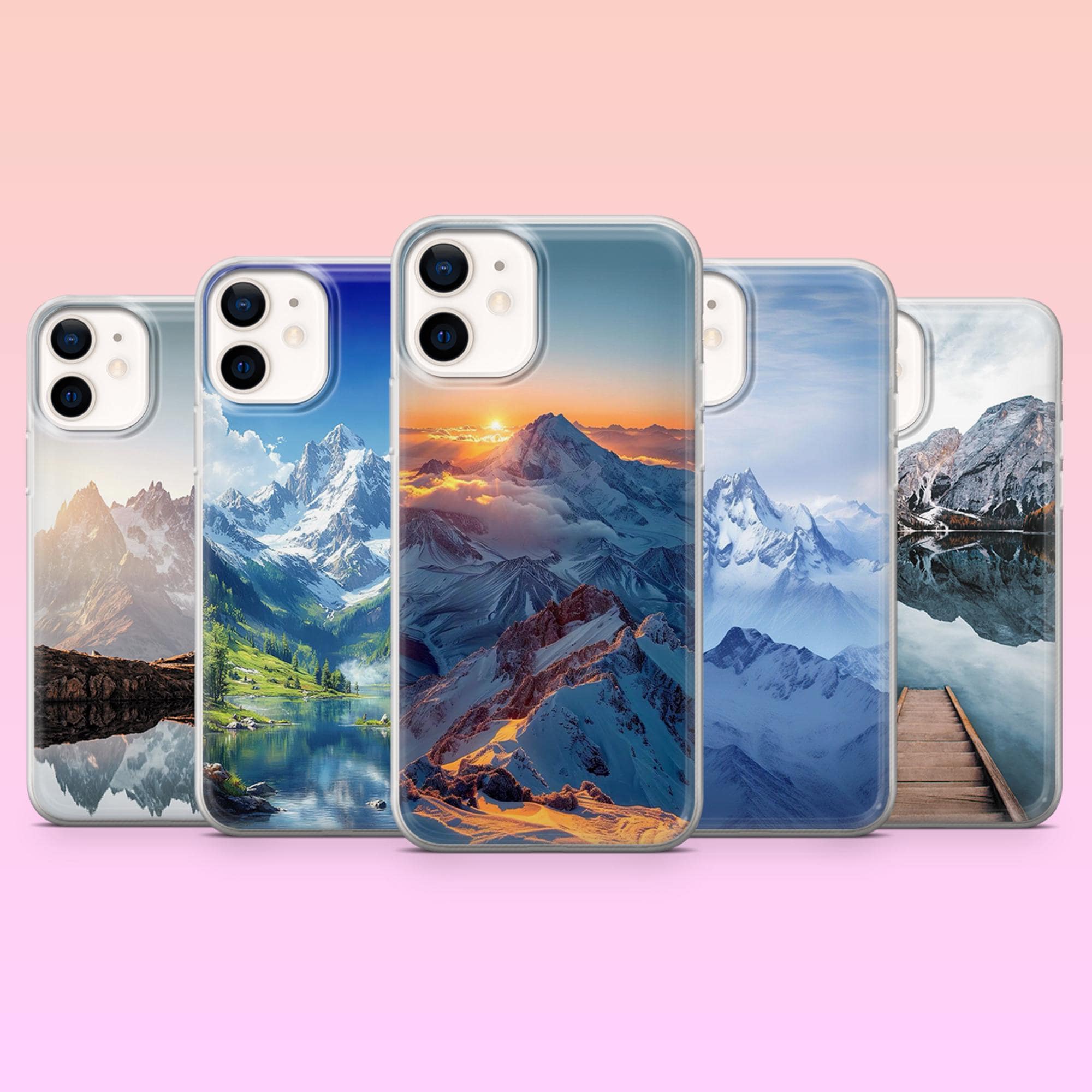 Nsyosio Mountain And Sunrise Case For IPhone 16,Natural