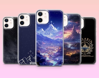 Funda Acotar Starlight City Bookish Velaris para iPhone 17Pro, 16, 15, 14, 13, 12, Samsung S25, S24, S23, S22, A16, A56, Pixel 10