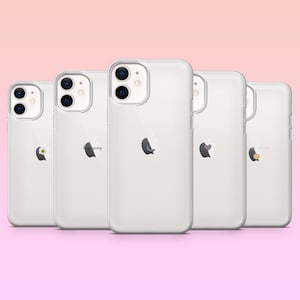 Custodia per telefono minimalista trasparente, semplice e carina per iPhone 16 Pro, 15, 14, 13, 12, Samsung S25, S24, S23, S22, A16, A55, A35, Pixel 9Pro XL, 8