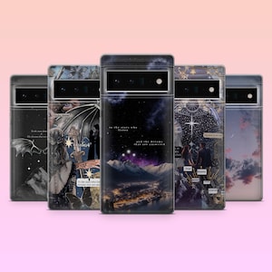 Acotar Handyhülle Velaris Bookish Cover für Google Pixel 9, 9Pro, 8A, 7Pro, 7, 6, Samsung Galaxy S25, S24, S23, A35, A16, A55, iPhone 16, 15