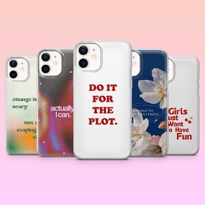 Motivierende Handyhülle mit inspirierenden Zitaten für iPhone 16e, 15Pro, 14, 13, 12, Samsung S25, S24, S23, S22, A16, A56, A36, Pixel 9Pro