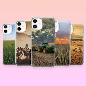 Traktor Handyhülle Country Life Farmiy Bag für iPhone 16, 15, 14, 13, 12, Samsung S25Ultra, S24, S23FE, S22, A16, A55, A35, Pixel 9,8