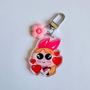 Blossom from the PowerPuff Girls Keychain