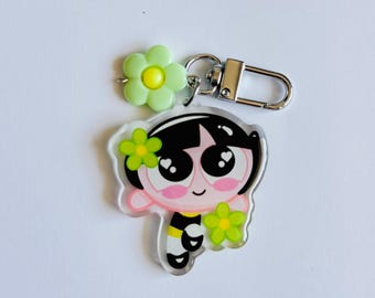 Buttercup From Powerpuff Girls Keychain