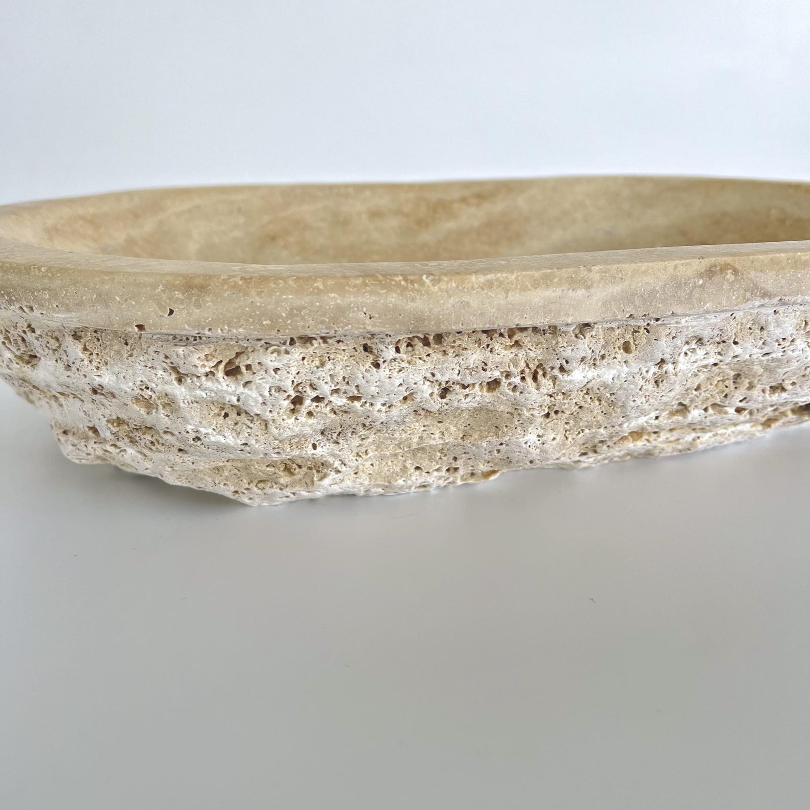 Unique Bathroom Vessel Sink, Marble Sink, Travertine Washbasin, Natural ...