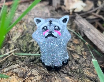 Jimothy the Raccoon resin figurine