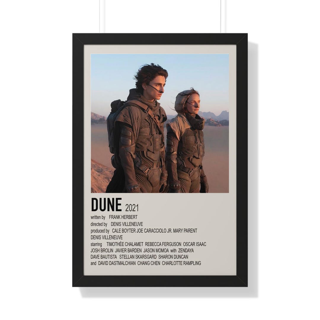 Dune Poster | Stunning Movie Art Print | Sci-fi Wall Decor | Perfect ...