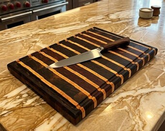 End Grain Board Walnut Maple Padauk Hardwood Kitchen Gift Men Chef Professional Tool Thick Butcher Block Large Chopping Pad Wooden Culinary