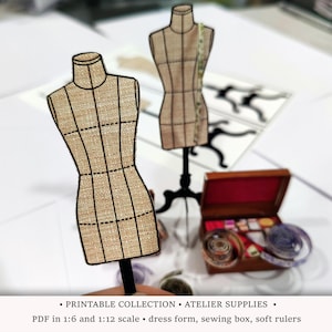 dress forms for fashion dolls Fashion Doll Dress Forms Sewing Pattern: Barbie, Gene (5 Sizes)