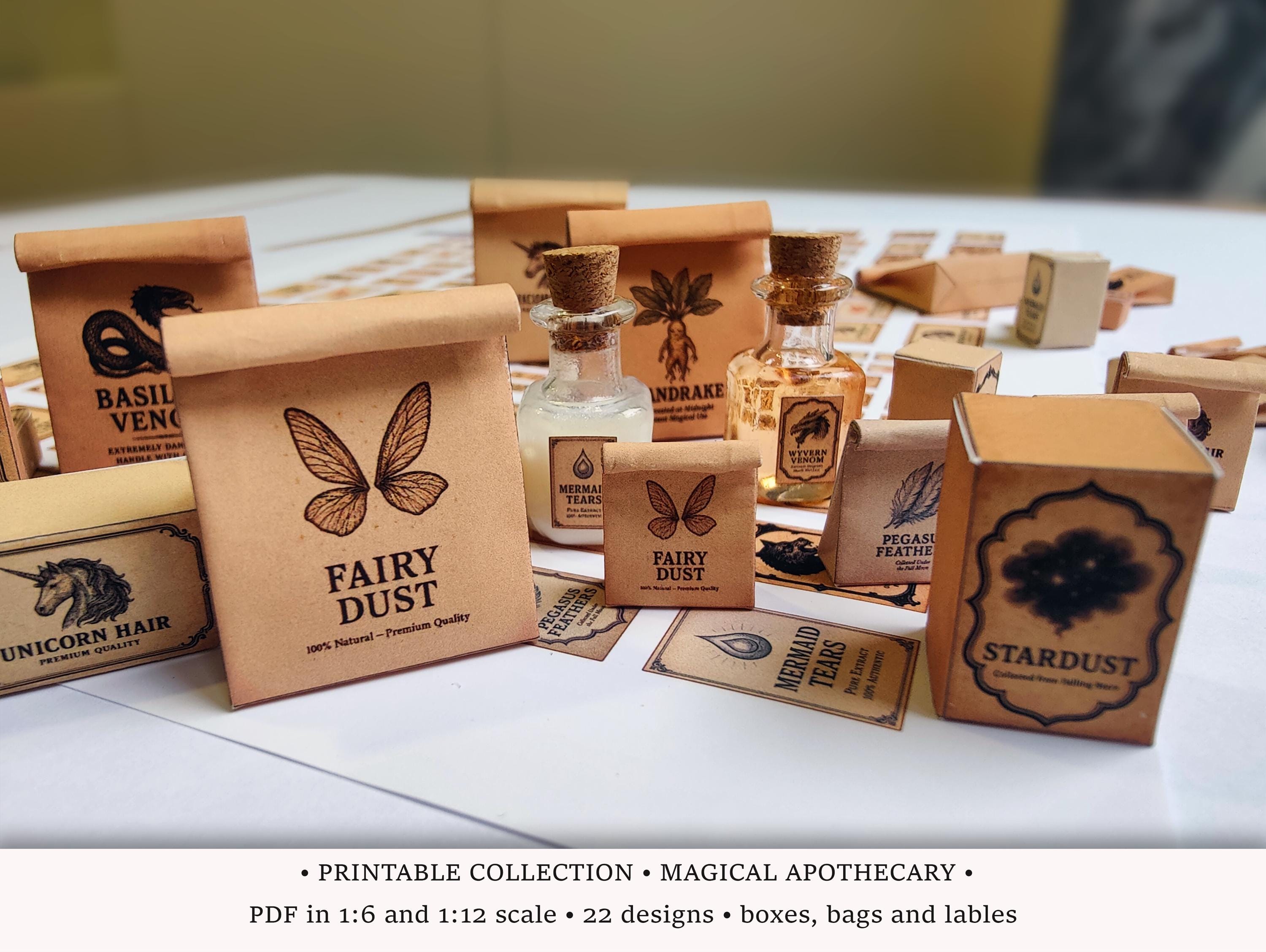 MyTinyWorld 4 x Miniatura per Casa delle Bambole A4 Valore