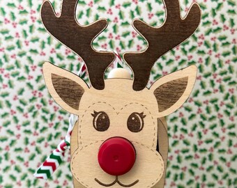 Rudolph FIREBALL Ornament Christmas Decoration DIGITAL File