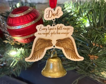 It’s a Wonderful Life Inspired Christmas Tree Bell Ornament