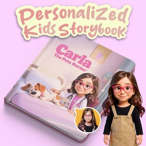 Personalized children&#39;s book with fully customized character and story, perfect gift for kids  | 22 pages High-res PDF Quality