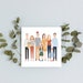 Custom Family Portrait Illustration-DIGITAL FILE ONLY 