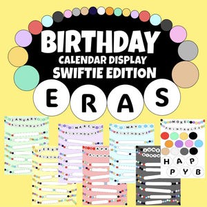 Födelsedagskalender - Taylor Swift Eras Tour Armbandstema