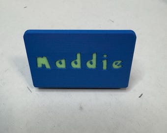 Custom Desk Name Plate | 3D Printed Office Accessory