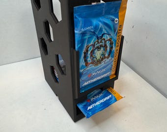 Dispensador de sobres MTG con tapa magnética: para juegos y paquetes de colección de Magic: The Gathering