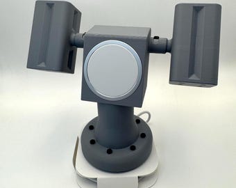 SAM Turret Mag Safe iPhone Charger & Desk Organizer | Rotating Phone Stand with Pen Holder | 3D Printed Desk Display