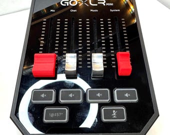 GoXLR Mini Fader Caps – Custom 3D Printed, Standard or Wide