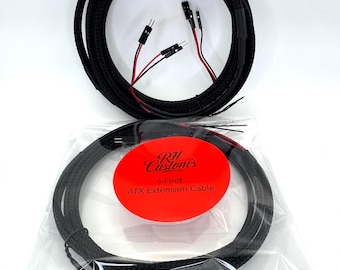 Power Switch Extension Cable – Custom Length Sleeved ATX Cable