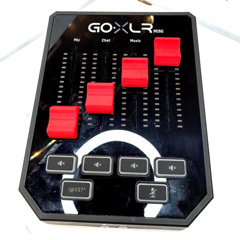 Goxlr Mini Fader Caps – Custom 3D Printed, Standard or Wide - Etsy
